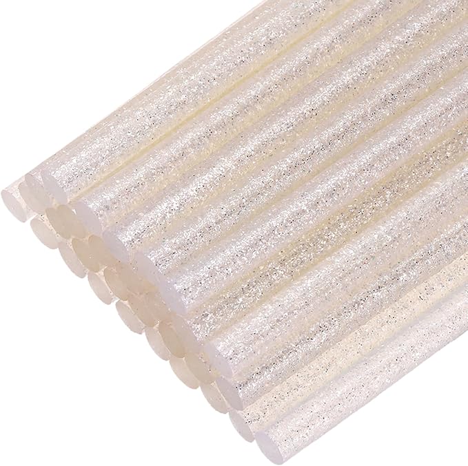 uxcell 30pcs 7mm x 100mm Mini Hot Glue Sticks