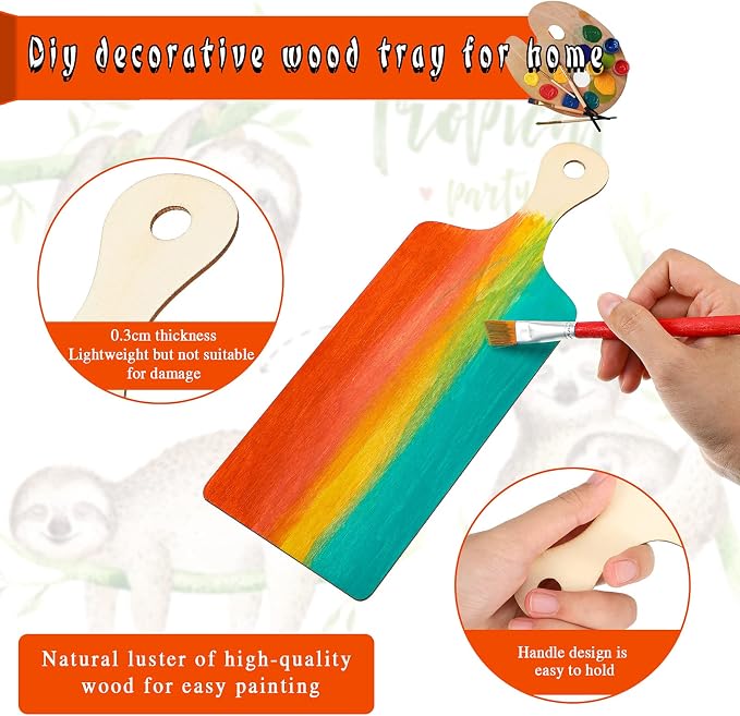 Marsui 12 Pieces Mini Wooden Cutting Board