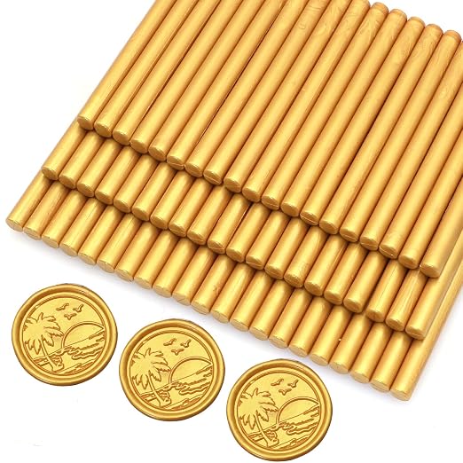 60pcs Wax Seal Sticks, HOSEALING Glue Gun Wax Seal Sticks