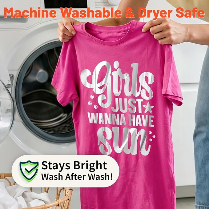 TECKWRAP Heat Transfer Vinyl for T-Shirts, Metallic Silver | Easy Weed HTV Vinyl