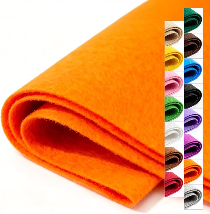 Felt Fabric 36'' X 36'' Large Felt Sheets Stiff Craft Felt by The Yard