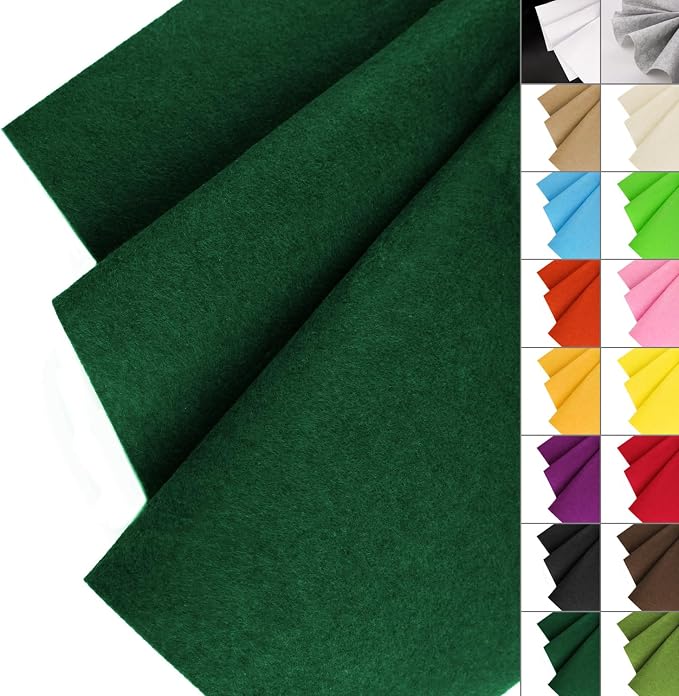 IONTACH 36" X 36" Stiff Felt Fabric 1.2mm Thick | Felt Sheet