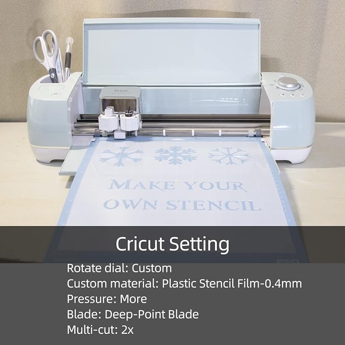 7.5mil Blank Mylar Sheets, 12X12 inch Milky Translucent PET Blank Stencils