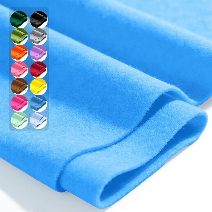 Blue 36" X 36" Felt Fabric Sheet