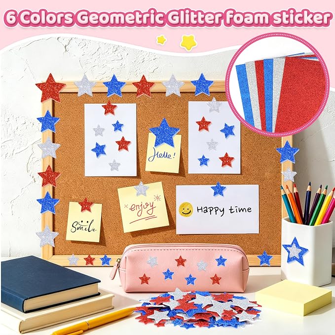 870Pcs Foam Stickers
