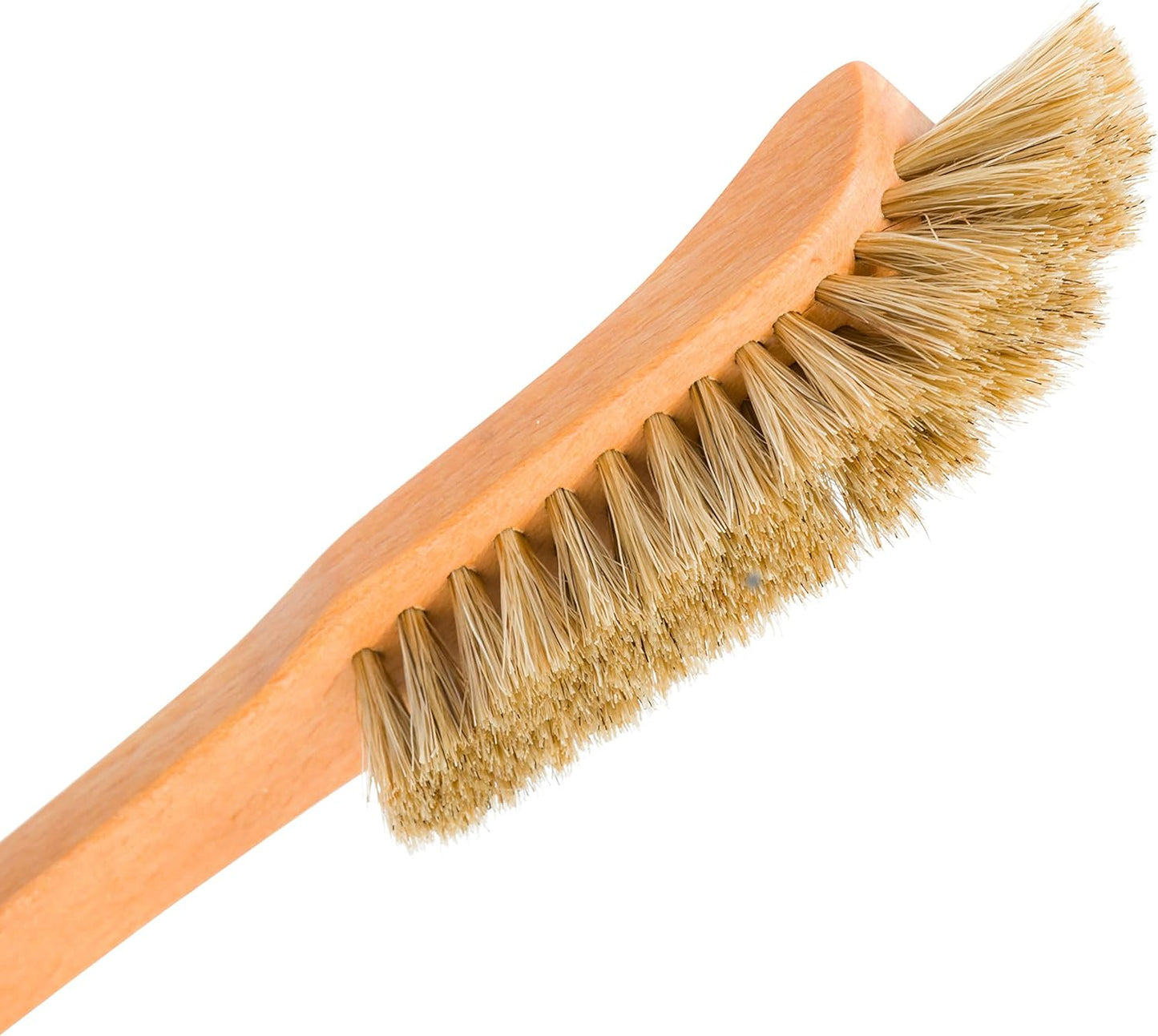 Redecker Ultra-Slim Horsehair Bottle Brush, Curved Oiled Beechwood Handle, 9-1/4-Inches Long, Made in Germany