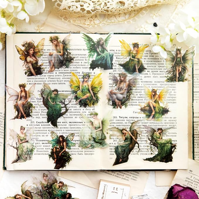 Yoksas Fantasy Butterfly Fairy Scrapbook Stickers