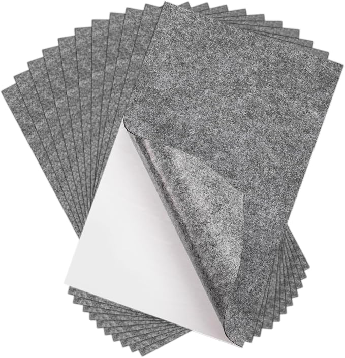 MECCANIXITY Adhesive Felt Sheets, Felt Fabric Crafts Back Adhesive Felt Sheets