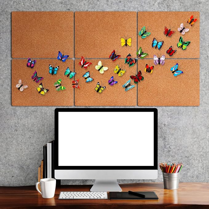 Epakh 30 Pcs Butterfly Thumb Tacks Decorative Butterfly Push Pins Push Pins