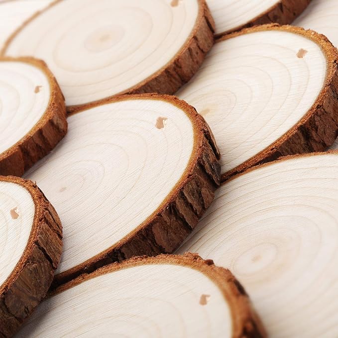 Fuyit Unfinished Wood Slices