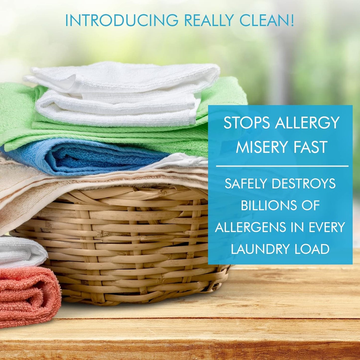 Easy Air Organic Allergy Relief Laundry Rinse, Hypoallergenic & Fragrance Free, Eliminate Odors. Asthma & Allergy Safe for Babies & Pets - 32 Fl Oz