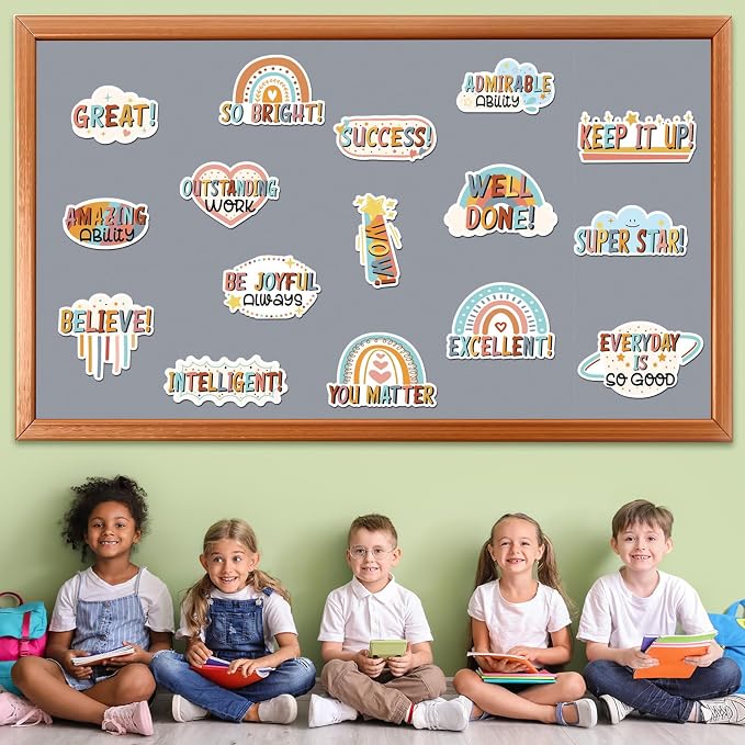 Qyeahkj 17.7in x 20ft Bulletin Board Paper Roll Bulletin Board Background Paper