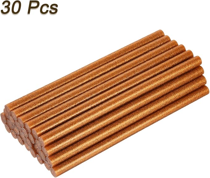 uxcell 30pcs Full Size Hot Glue Gun Sticks 8-inch x 0.43-inch High Sticky Large