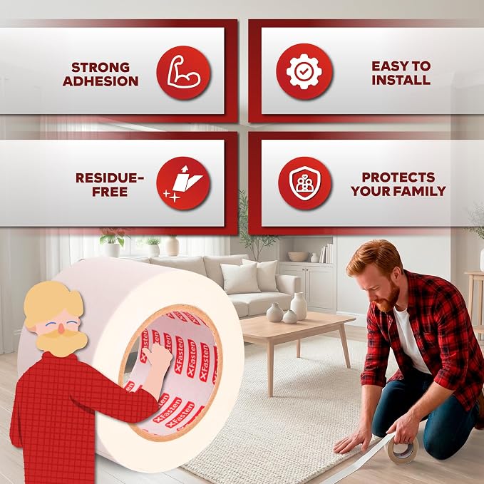 XFasten Double-Sided Carpet Tape