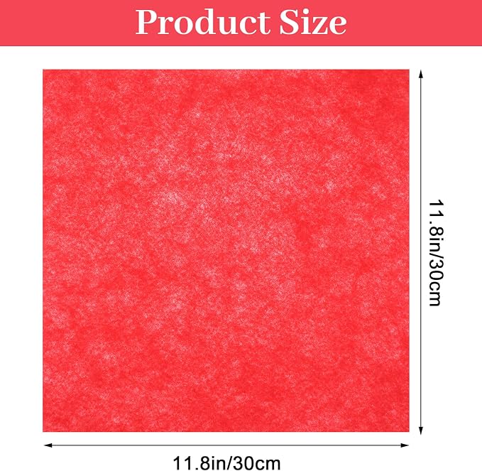 66 Pcs Stiff Felt Fabric Sheets, 12 x 12 inches Assorted Felt Sheets Craft Felt