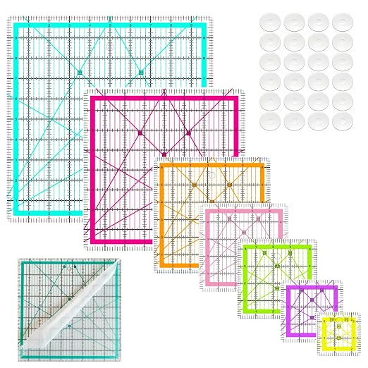 Quilting Rulers, 7 Square Quilting Ruler | Square Ruler