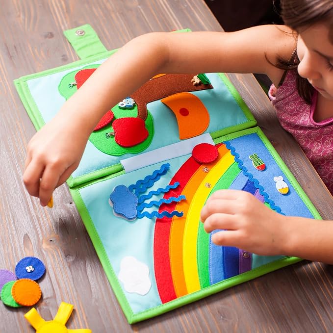 CHRORINE 10 Pcs Grey Felt Fabric Sheets Self Adhesive Felt Sheets 8 x 12 Inches
