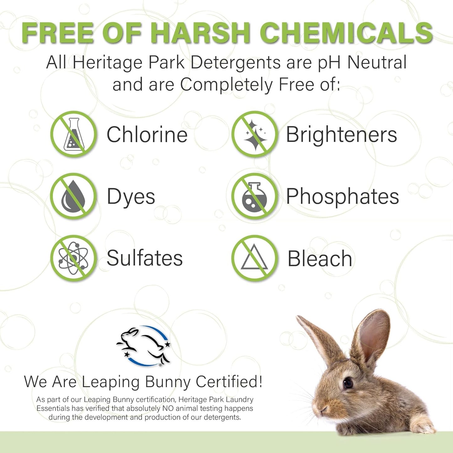 Heritage Park Luxury Laundry Detergent | Dermatologist Tested Plant based Natural & Enzyme Laundry Detergent | Sensitive Skin Friendly - Spring Magnolia (4 fl oz Trial Size)