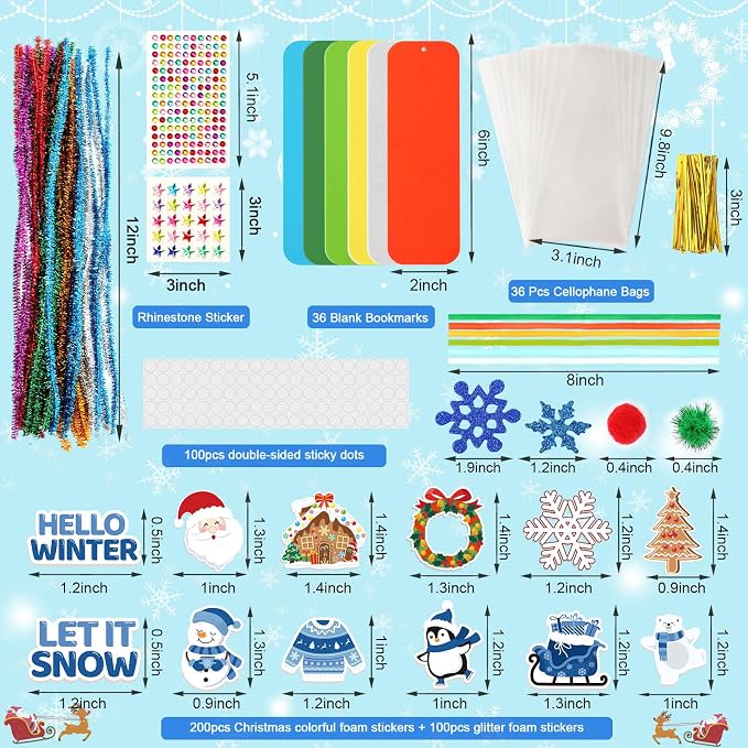 JULBEAR 36 Sets Christmas Crafts Kits