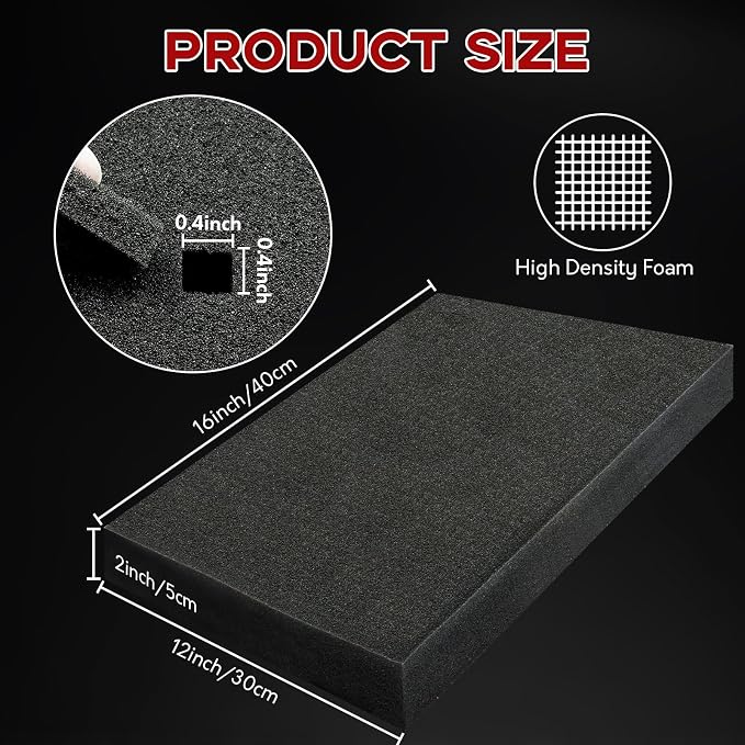 PINGMIC 4 Pack Gun Case Foam inserts