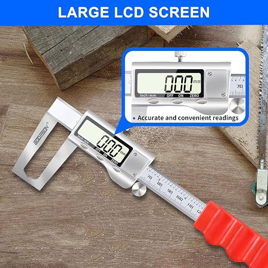 GODESON Disc Brake Rotor Micrometer, Digital Caliper Measuring Tool