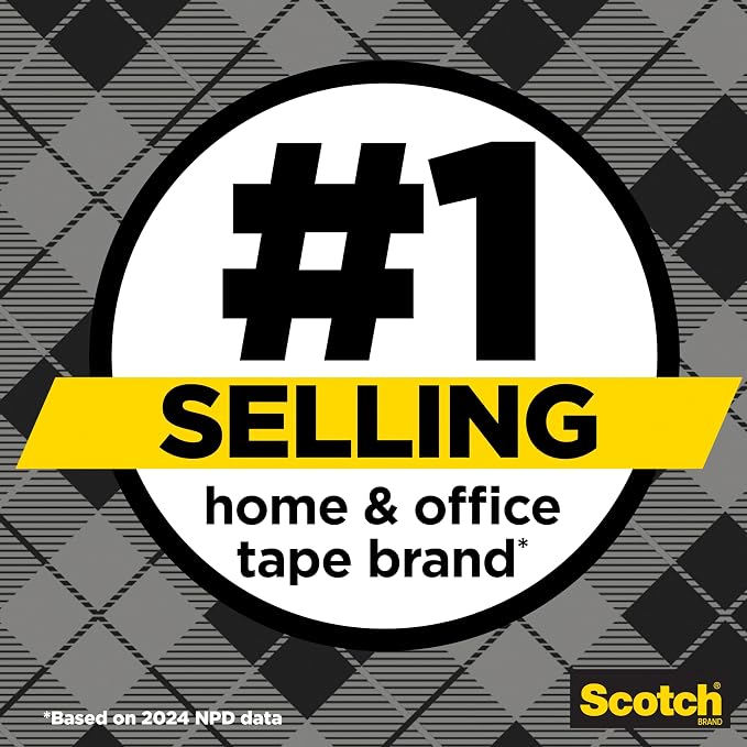 Scotch Double Sided Tape, 1/2 in x 300 in
