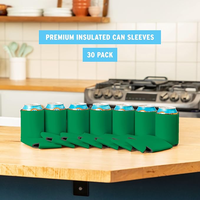 Blank Beer Can Coolers Sleeves Soft Insulated Beer Can Coolies