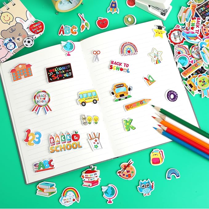 600 Pcs Back to School Foam Stickers Self Adhesive