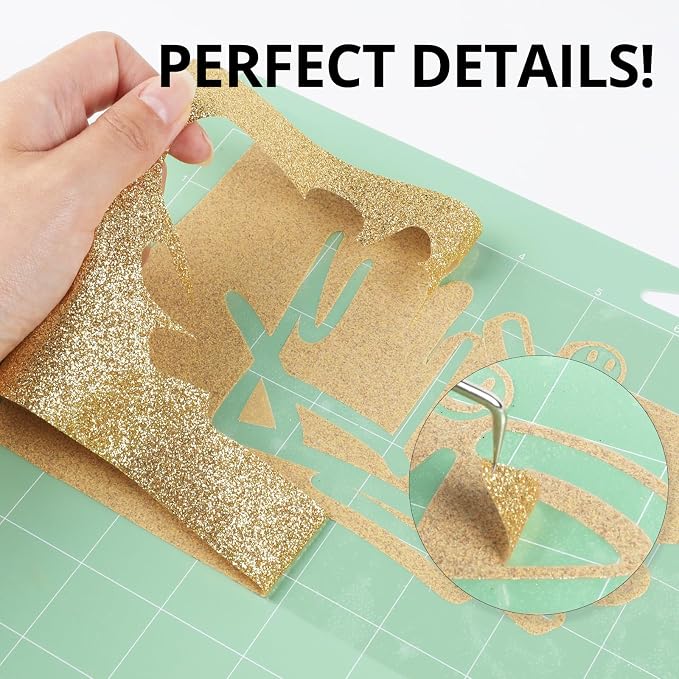 HTVRONT Champagne Glitter HTV Vinyl