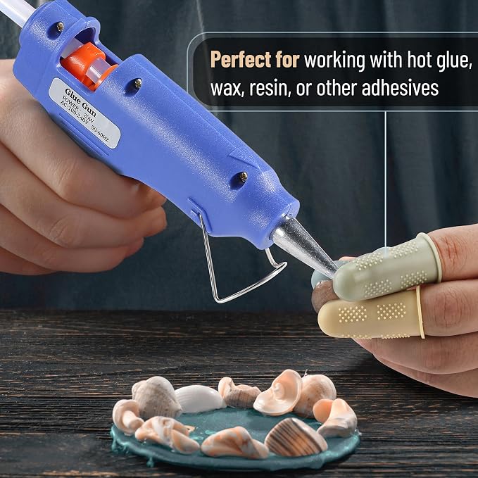 Mr. Pen- Hot Glue Gun Finger Protectors, Rubber Fingers Tips, Rubber Finger