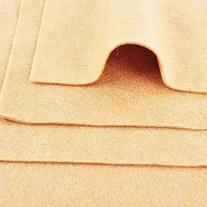 Jtnohx Color Felt, Soft Felt Sheets, 1.4mm Thick 8"x12" Handicraft Felt Fabrics