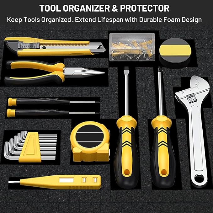 Dual-Thickness Case Foam Insert Kit 8PCS