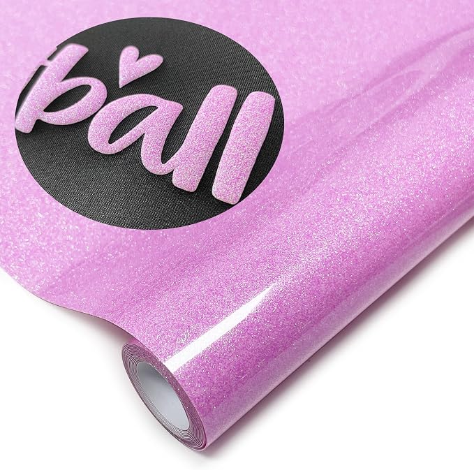 Glitter Puff Heat Transfer Vinyl, 12in X 5ft Iron on Vinyl | 3D Puff, Wash No