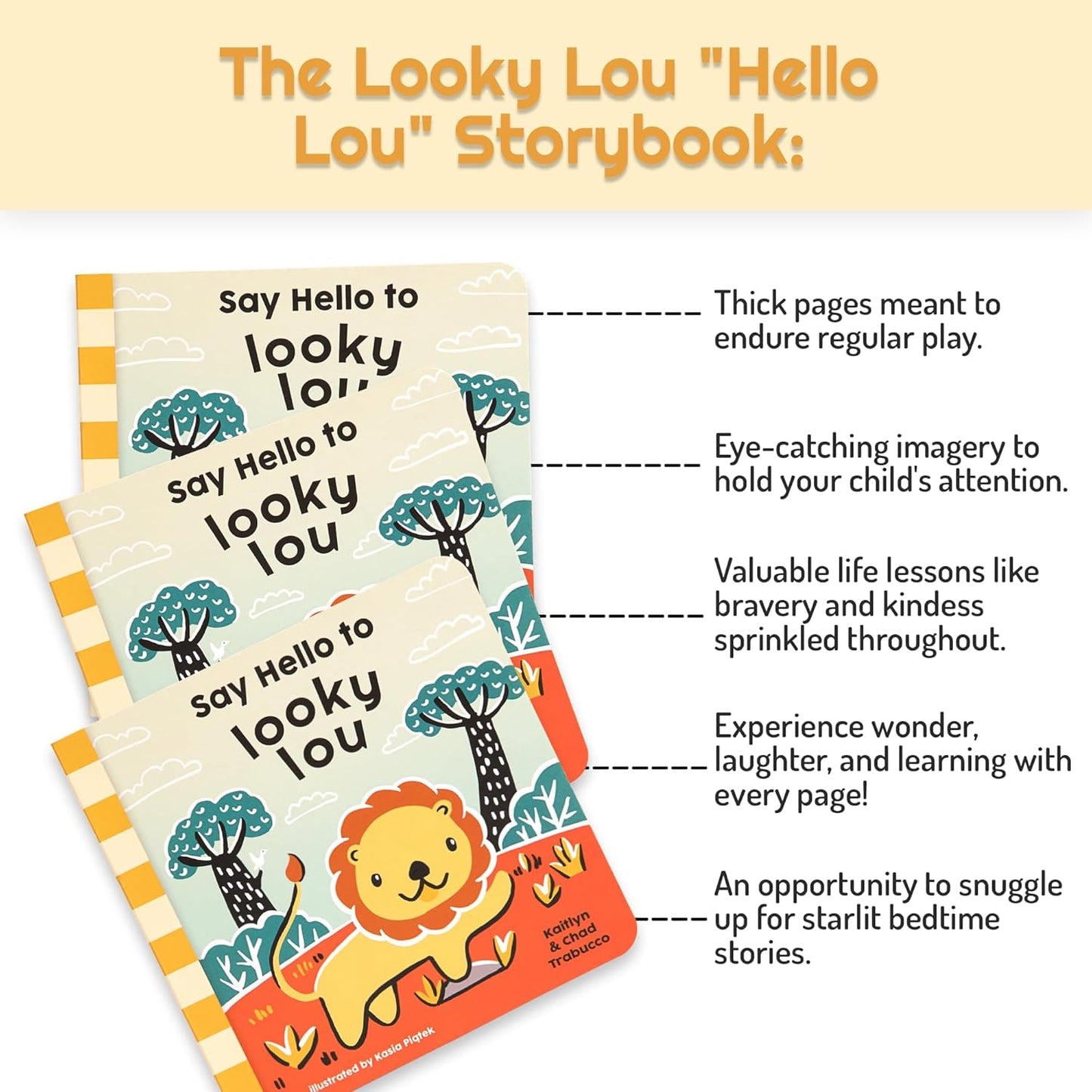 Looky Lou Bundle - Phone Clip & Storybook Set for Newborn Photography, Monthly Milestones, Halloween & Fall Baby Photoshoot Props - New Mom, Parent, Grandparent, Shower, Registry & Thanksgiving Gifts