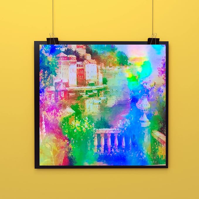 Bleidruck 25 Sheets 8.25x11.7 Inches Clear Holographic Premium Cold Laminated