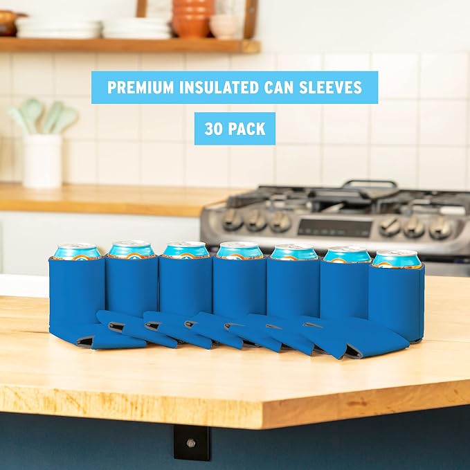 Blank Beer Can Coolers Sleeves Soft Insulated Beer Can Coolies