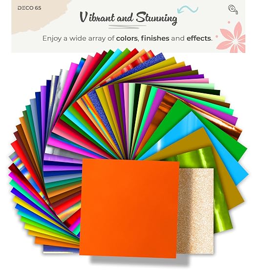 VViViD DECO65 Suede Orange Permanent Adhesive Craft Vinyl