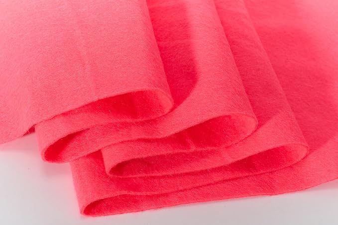 Soft Felt Fabric Sheets 1.6mm Thick Sewing Patwork Material Large Craft Felt