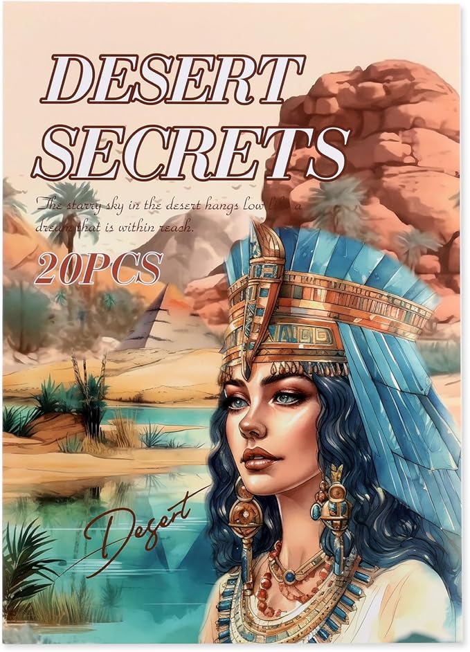 Egypt Travel Scrapbook Stickers 20 Sheets 240 Pre-Cut Washi Stickers PET