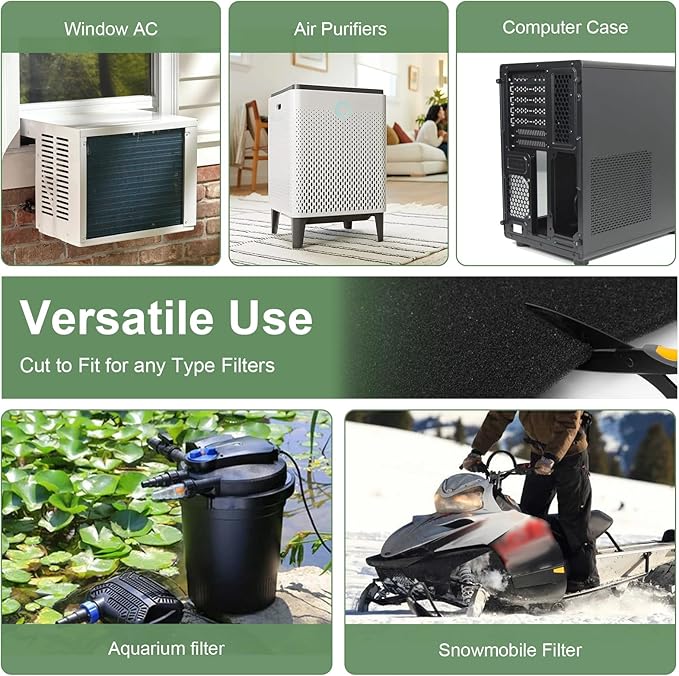 Air Filter Foam Sheet Material Replacement