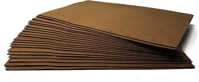 Allgala 20-Value-Pack EVA Foam Paper 8x12 Inch Sheets-Coffee-CF85311