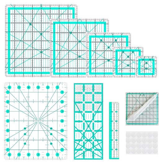 8 Quilting Rulers, | Quilting Templates, Quilting Squares, Quilting Rulers and