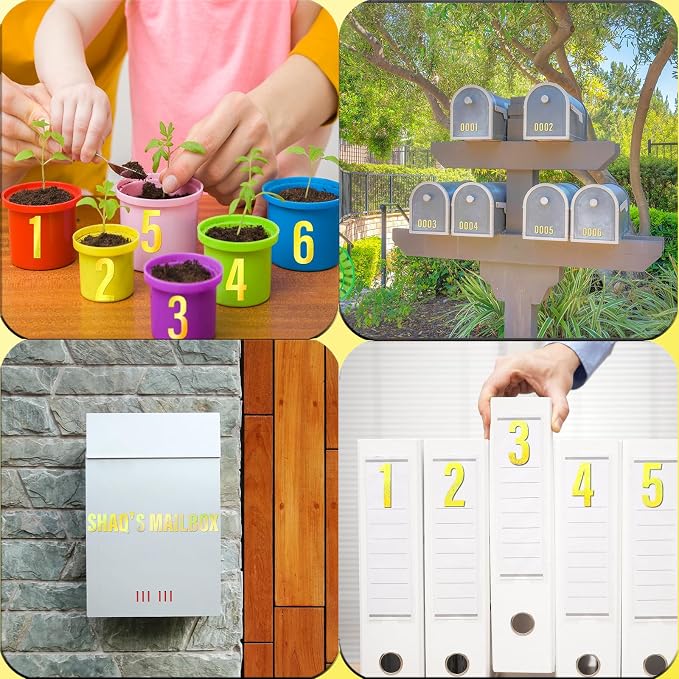 Letter Stickers, Mailbox Numbers, 2 Inch Waterproof Vinyl Alphabet | 2 Inch