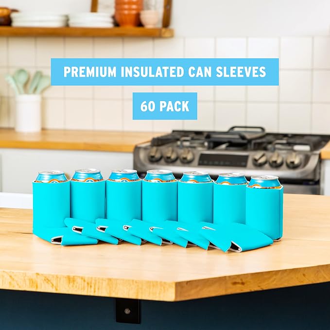 Blank Beer Can Cooler Sleeves Soft Insulated Beer Can Coolies