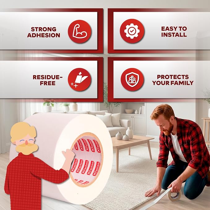 XFasten Double-Sided Carpet Tape