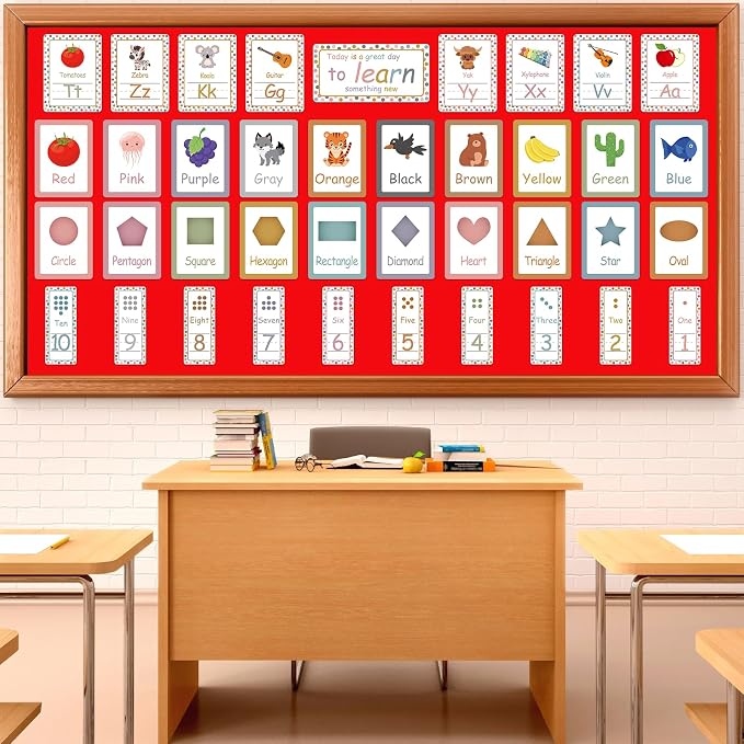 Qyeahkj 17.7in x 20ft Bulletin Board Paper Roll Bulletin Board Background Paper