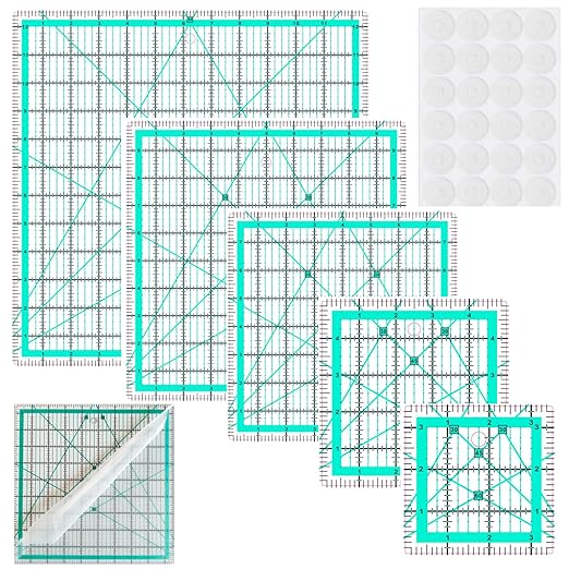 5 Quilting Rulers, Square Quilting Rulers | Square Rulers, Quilting Squares