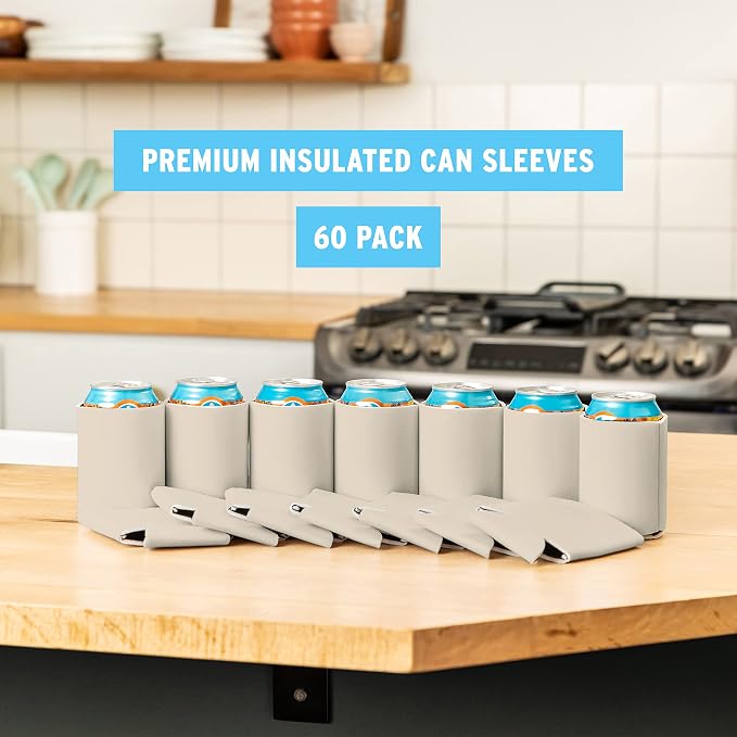 Blank Beer Can Cooler Sleeves Soft Insulated Beer Can Coolies