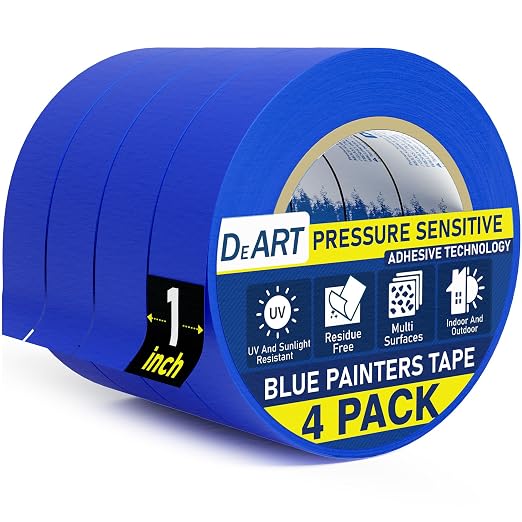 Colored Masking Tape Painters Tape 12, 8 or 6 Pack