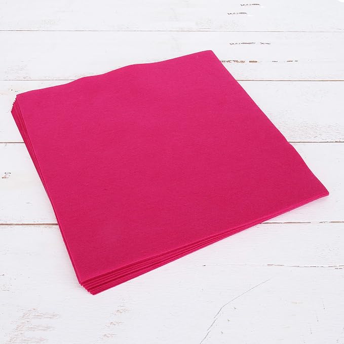 Threadart Magenta Premium Felt Sheets
